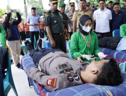 Wujud Sinergitas, Polres Bulukumba Ikut Sukseskan Kegiatan Donor Darah Kodim 1411/Blk