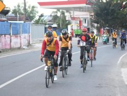 Gowes Bareng Kapolres Bulukumba Bersama Anggota