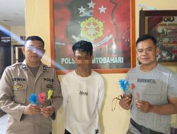 Bawa Busur Ke Bira, Seorang Warga Kota Makassar di amankan Polsek Bonto Bahari