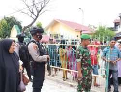 Jemaah Haji Bulukumba Tiba Di Masjid Agung, Puluhan Personel Gabungan Lakukan Pengamanan