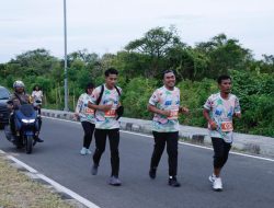 Polres Bulukumba Sukseskan Event Bira Sunset Run 2022