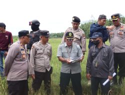 Pengaman Eksekusi Sawah Di Ujung Loe Berlangsung Aman Dan Kondusif