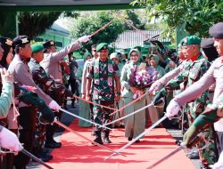 Sinergi Dan Solid, TNI-Polri Di Bulukumba Gelar Pedang Pora Bersama Lepas Sambut Dandim