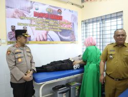 Sambut Hut Humas Ke-71, Polres Bulukumba Gelar Bakti Sosial Dan Donor Darah