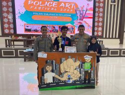 M.Isal Penyandang Disabilitas Bulukumba, Raih Juara Kedua Police Art Festival 2022 Di Polda Sulsel