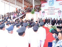 Pelantikan 31 Kepala Desa Terpilih Di Stadion Mini Bulukumba Berjalan Aman Dan Lancar