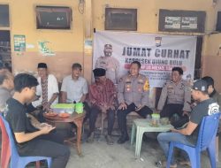 Polsek Ujung Bulu Gelar Jum’at Curhat di Warkop Kompleks Pasar.