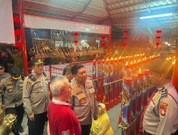 Pastikan Keamanan Imlek Lancar, Wakapolda Sulsel Pantau Klenteng Xiang Ma