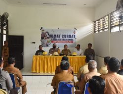 Kapolres Bulukumba Gelar Jum’at Curhat Di Kecamatan Bontotiro