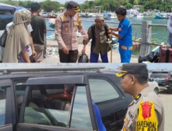 Kabag Ops Polres Bulukumba Turun Tangan Bantu Lansia Di Pelabuhan Bira