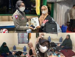 Aksi Terpuji Briptu Ayu, Bantu Warga Yang mengalami Kehilangan.