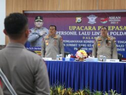 Kapolda Sulsel Lepas 75 Personel Dit Lantas Polda Sulsel Pengamanan KTT ASEAN Ke-42 Tahun 2023, Di NTT