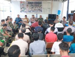 Kompak, TNI-POLRI Di Bulukumba Gelar Jum’at Curhat Bersama Warga Leppe’e