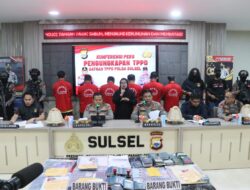 Kapolda Sulsel Gelar Konferensi Pers Kasus TPPO Di Sulsel