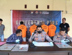 Kapolres Bulukumba Pimpin Komprensi Pers Terkait hasil Ops Sikat Lipu 2023