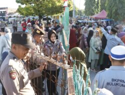 Ratusan Personel Pengamanan Kedatangan Jama’ah Haji Bulukumba.