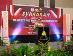 Hadiri HUT Polwan Ke-75 Tahun 2023, Kapolda Sulsel, Berpesan Agar Polwan Jadi Penyejuk Dan Netral Pada Pemilu 2024