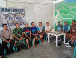 Polsek Ujung Bulu Gelar Jum’at Curhat di Warkop Kampong