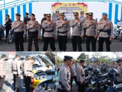 Jelang Pemilu, Kapolres Bulukumba Periksa Kondisi Kendaraan Dinas