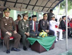 Kapolres Bulukumba Hadiri Upacara Peringatan HUT TNI Ke 78 Tahun 2023