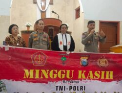 Polda Sulsel Gelar Minggu Kasih Di Gereja Toraja Di Bulu Bulu Mandai Maros