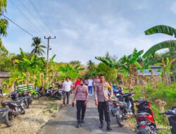 Kapolsek Bonto Tiro Pimpin Pengamanan Kampanye Di Kelurahan Ekatiro