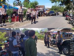 Kapolsek Ujung Loe Pimpin Pengamanan Kampanye Di Desa Manyampa