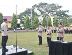Kapolres Bulukumba Pimpin Uapcara Pelantikan Kapolsek Dan Sertijab Kasat Intelkam