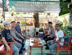 Polres Bulukumba Beri Pengamanan Ekstra Di 3 Gereja Dan Gedung PKK Jelang Natal
