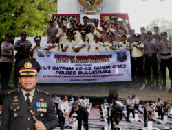 HUT Satpam Ke-43, Kasat Binmas Polres Bulukumba Pimpin Upacara Ziarah Rombongan Di TMP Taccorong