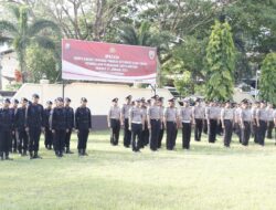 Kapolres Bulukumba Pimpin Upacara Kenaikan Pangkat 44 Personel Polres Bulukumba