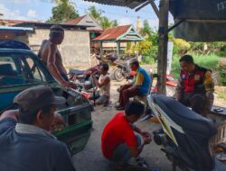 Bhabinkamtibmas Ingatkan Warga Tidak Mudah Percaya Berita Hoax Jelang Pemilu 2024