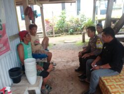 Bhabinkamtibmas Himbau Warga Sukseskan Pemilu Damai 2024