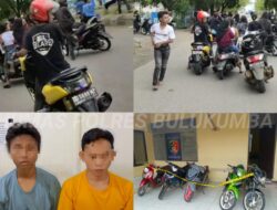 Tim Resmob Polres Bulukumba Amankan 2 anggota Geng Motor “Sama Rata” Asal Bantaeng