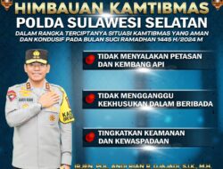 Awal Bulan Suci Ramadhan, Kapolda Sulsel Berikan Himbauan Kepada Masyarakat