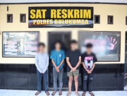 Keempat Terduga Pelaku Penganiayaan Remaja di Kindang Diamankan Polisi