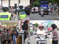 Srikandi Polres Bulukumba Gelar Patroli Imbau Warga Jaga Kamtibmas