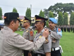 Jelang Purna Bakti, 2 perwira Polres Bulukumba Naik Pangkat Pengabdian