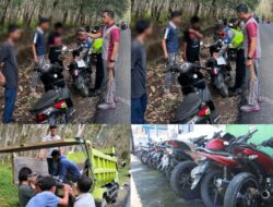 Polisi Amankan 20 Motor Balap Liar di Ujung Loe Bulukumba