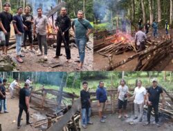 Polres Bulukumba Bongkar Dua Lokasi Arena Sabung Ayam di Kajang