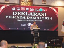 Kapolda Sulsel Hadiri Deklarasi Pilkada Damai 2024, Tekankan Pentingnya Keamanan dan Netralitas