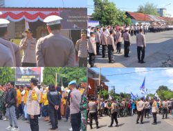 Kapolres Bulukumba Pimpin Langsumg Pengamanan Penetapan Nomor Urut Paslon di KPU