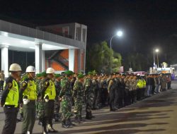 Petugas Gabungan Gelar Cipkon Dan Patroli Malam Jelang Masa Tenang Pilkada