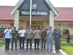 Kunker Kapolda Sulsel di Polres Bulukumba Disambut Forkopimda