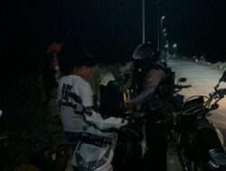 Patroli Malam, Polisi Sasar Kelompok Pemuda yang Nongkrong Larut Malam
