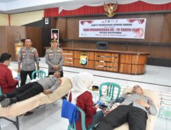 Jelang Hari Bhayangkara ke-79, Polres Bulukumba Gelar Bakti Kesehatan Donor Darah