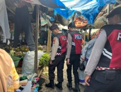 Patroli Samapta Polres Bulukumba di Pasar, Ciptakan Rasa Aman dan Antisipasi Premanisme