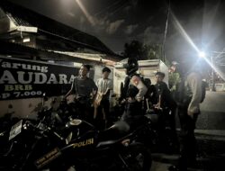 Polisi Hunting Patroli, Sambangi Tongkrongan Remaja Sampaikan Imbauan Kamtibmas