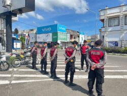 Sat Samapta Polres Bulukumba Patroli KRYD Siang Hari di Jantung Kota