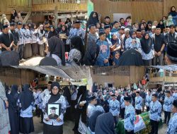 Penghormatan Terakhir, PGRI Gantarang Gelar Upacara Pelepasan Jenazah Guru SDN 41 Matekko